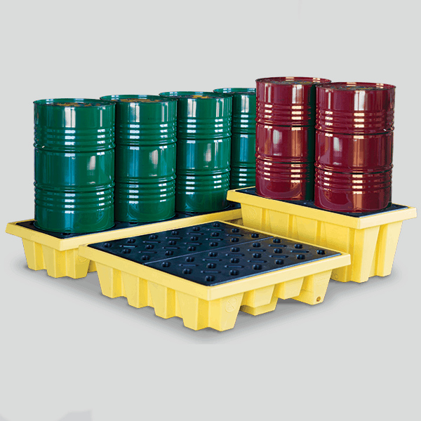 Spill Containment Systems |Ecospill | Spill Ktis | Drum Pallets | Portable Spill Mats |