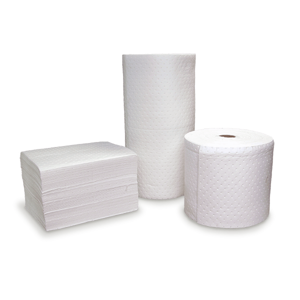 Fuel & Oil Absorbent Mats - White - Ecospill Spill Kits